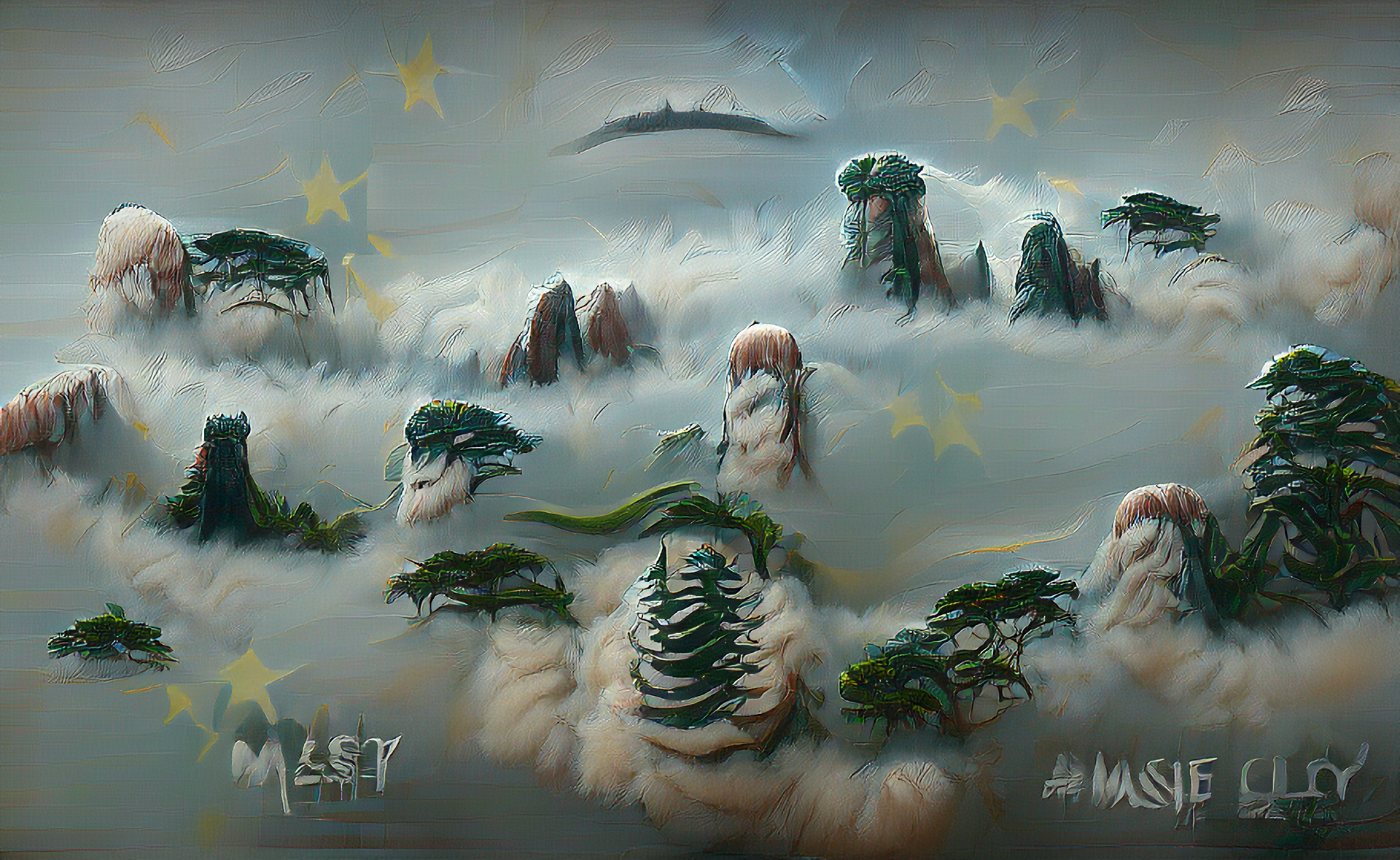 Isle of Majesty, in Cloud Pine Forest
