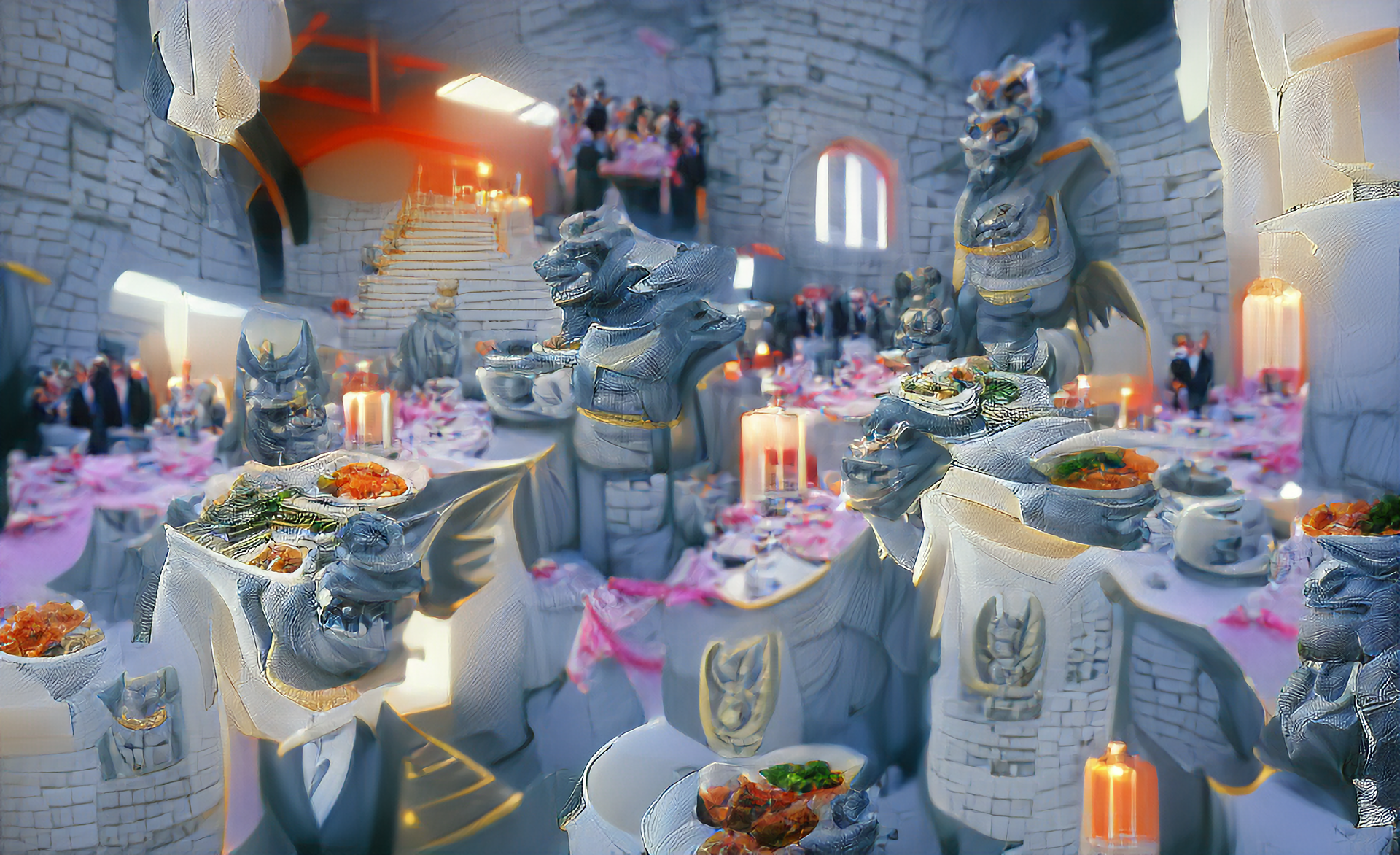 A Wedding Banquet at Gargoyle Castle