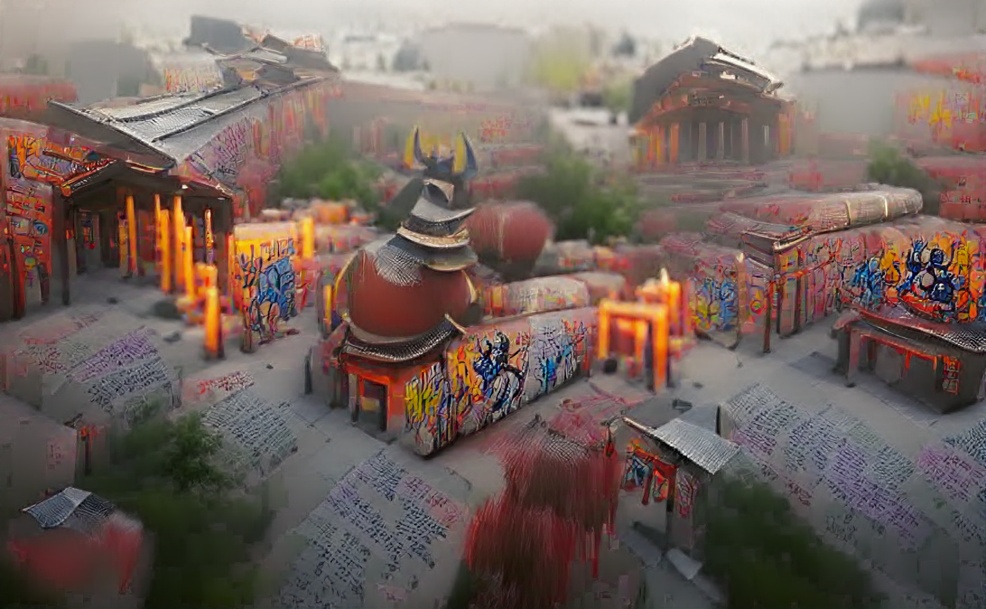 Magical Beijing Graffiti Temple