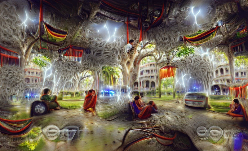 Daydreaming Under the Electric Banyan Tree