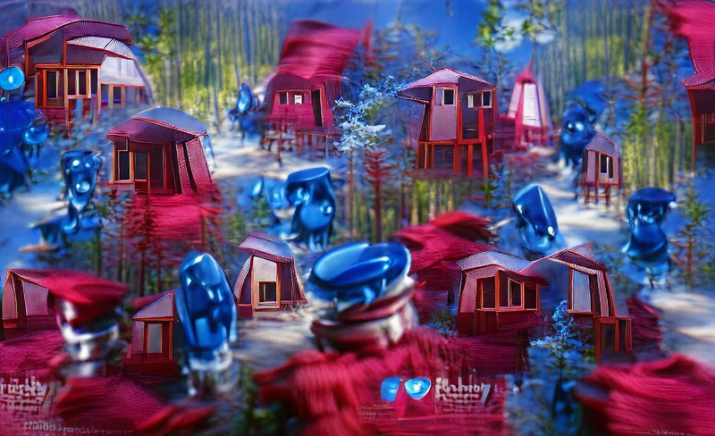 Ruby Cabins in the Sapphire Forest