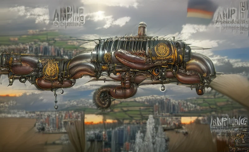 Steampunk Airship Plumbing Manifold